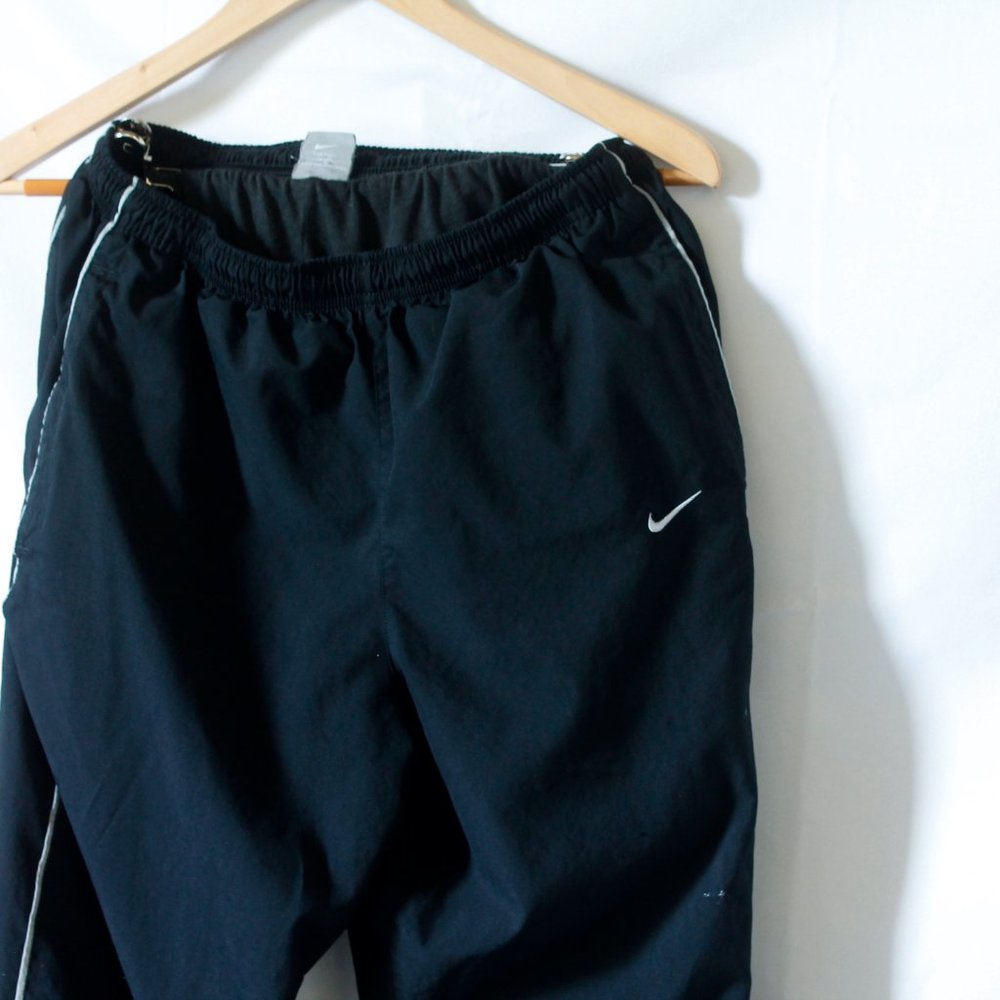 Vintage Nike Warm Up Track Pants Black
